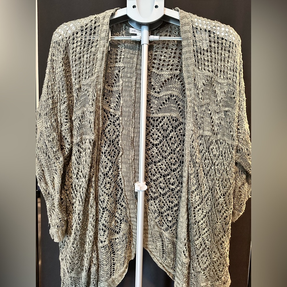 Elegant Knit Open-Front Sweater